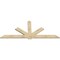 Ekena Millwork Kennewick Rough Sawn Timber Gable Bracket, Douglas Fir, 96"W x 40"H x 2"D x 6"F, 10/12 Pitch GBW096X40X0206KEN00RDF - alternate 4